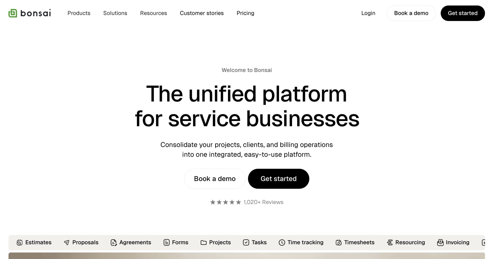 Bonsai for services