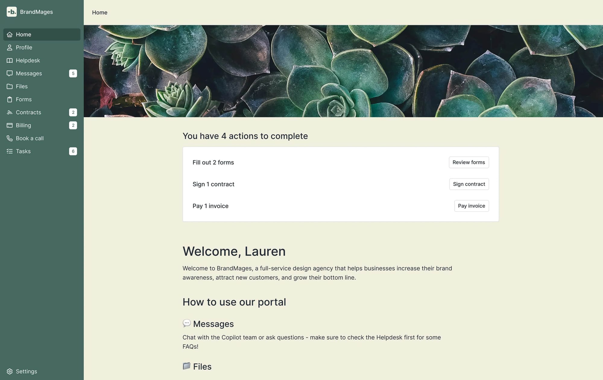 Assembly branded client portals