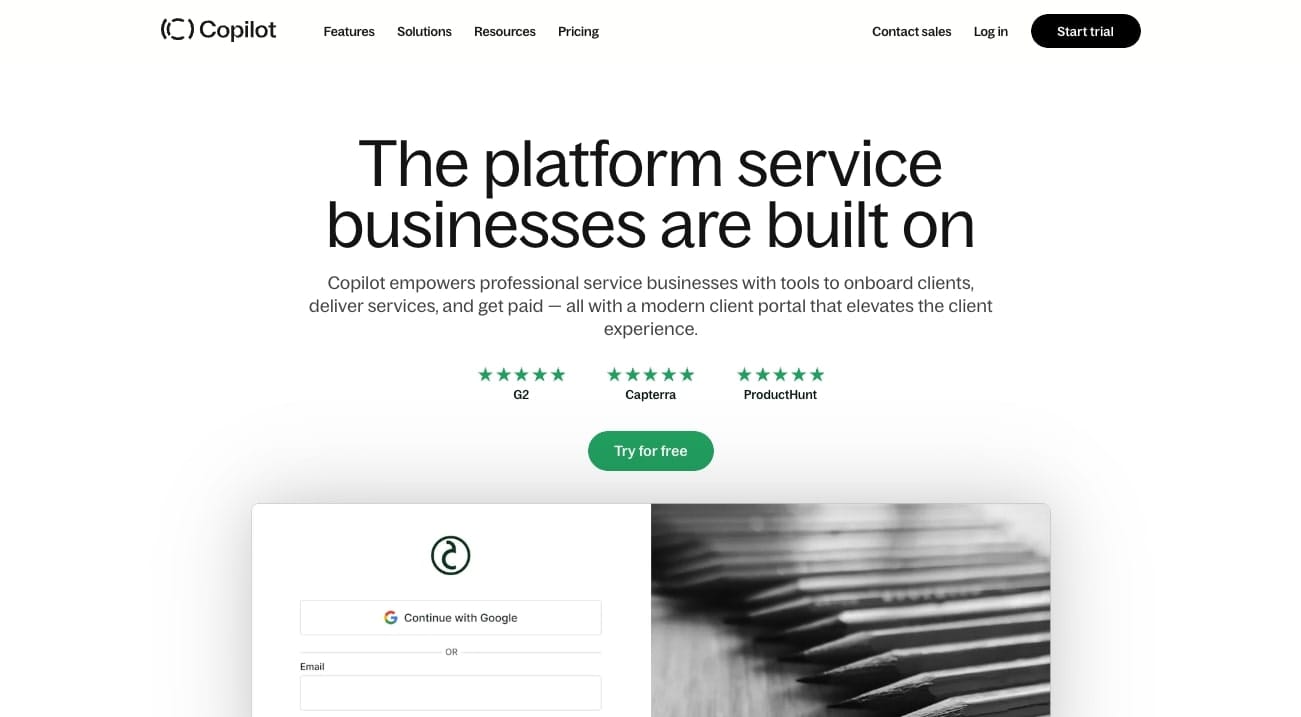 Assembly for client portals and management