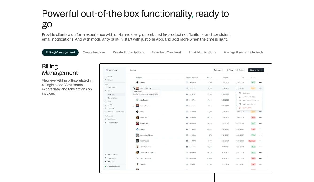 Assembly billing management