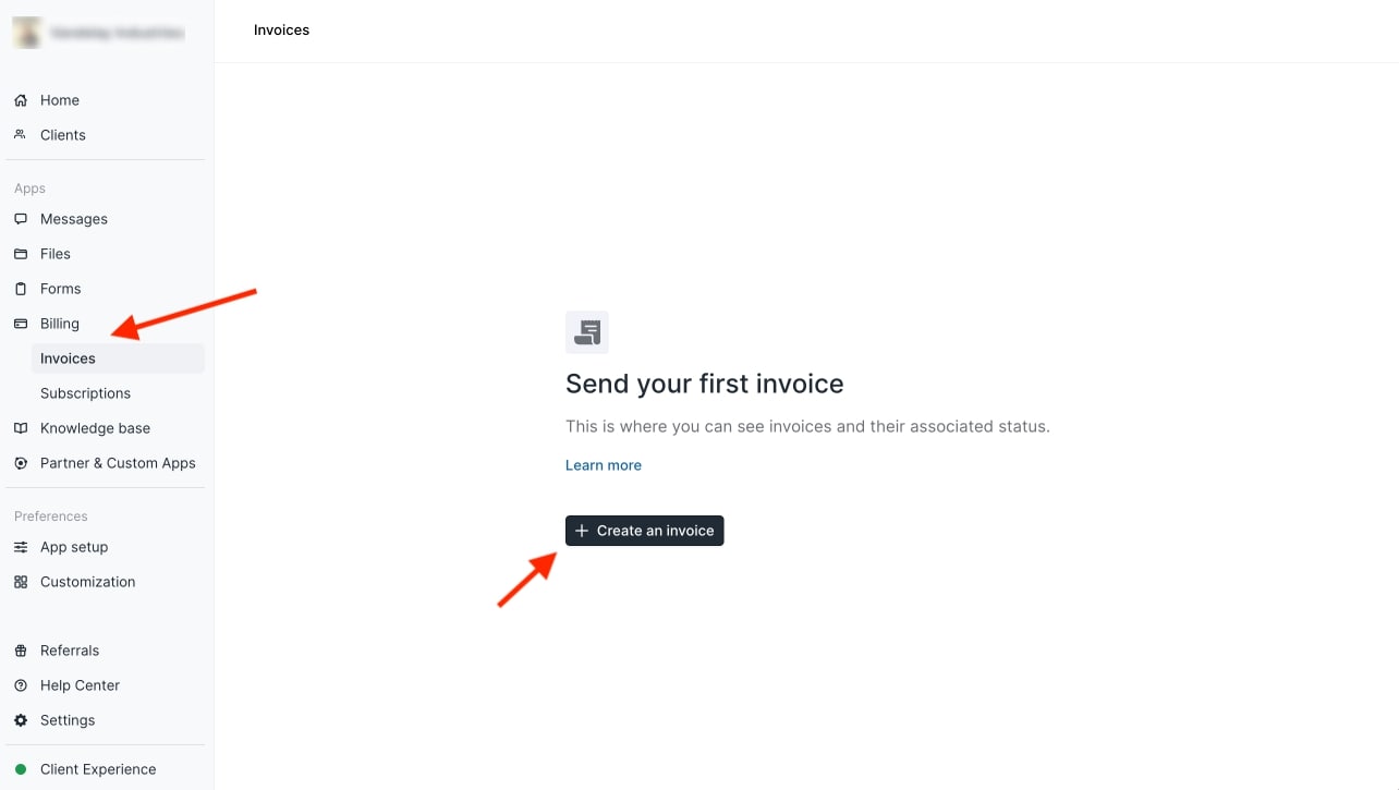 Creating an invoice in Assembly