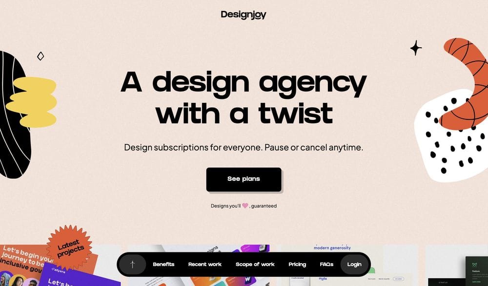 Design joy productized agenct