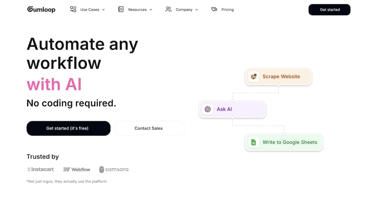 Gumloop platform
